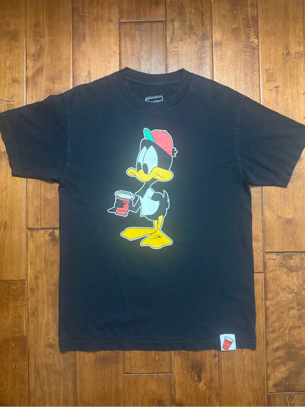 Booger Kids Drunk Duck Graphic Short Sleeve Tee Red Cup